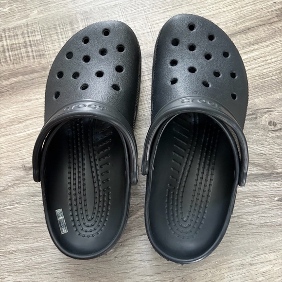 Crocs Unisex Adult Black Crocs Clogs - Picture 10 of 10